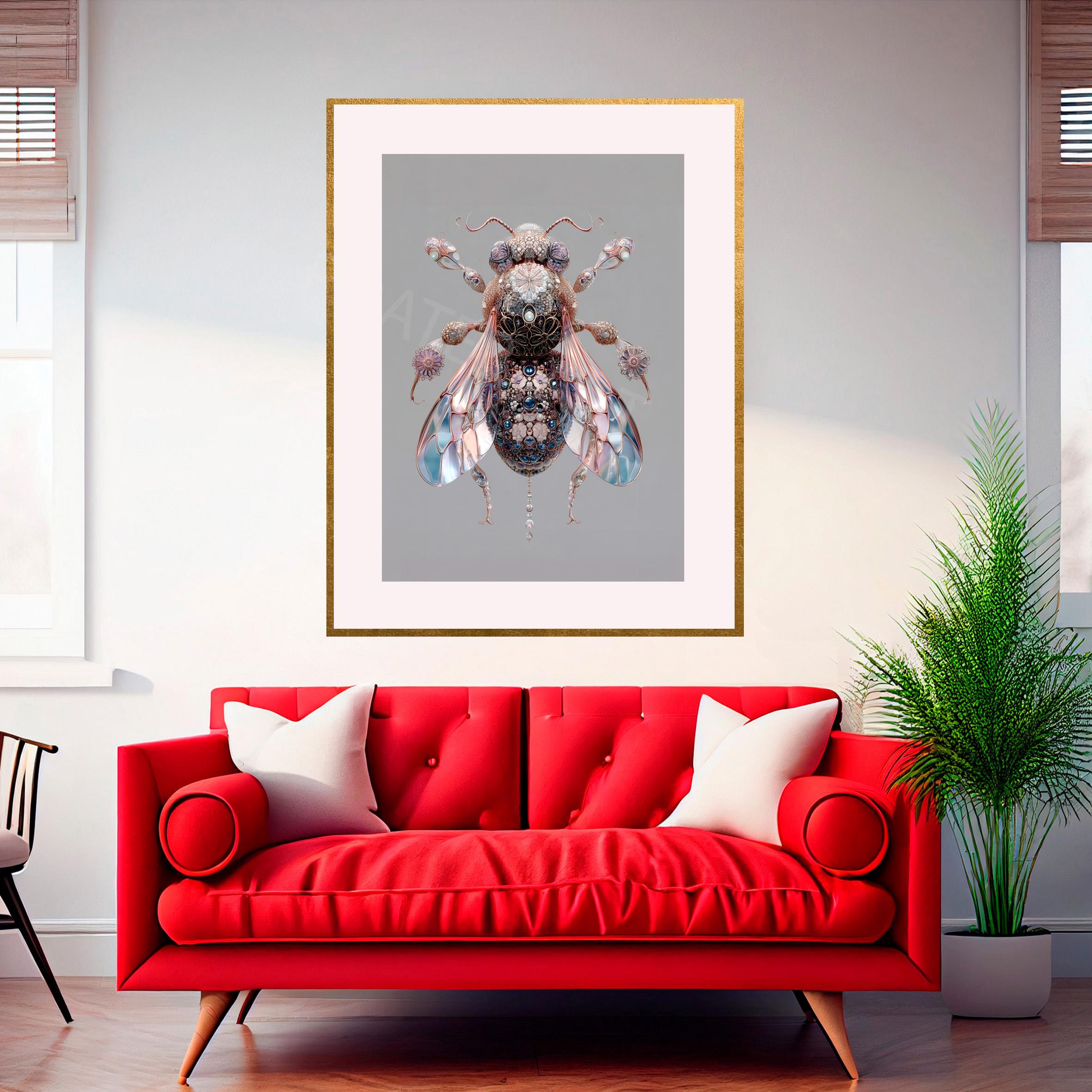 Whimsical Insect Illustration Print - Etsy