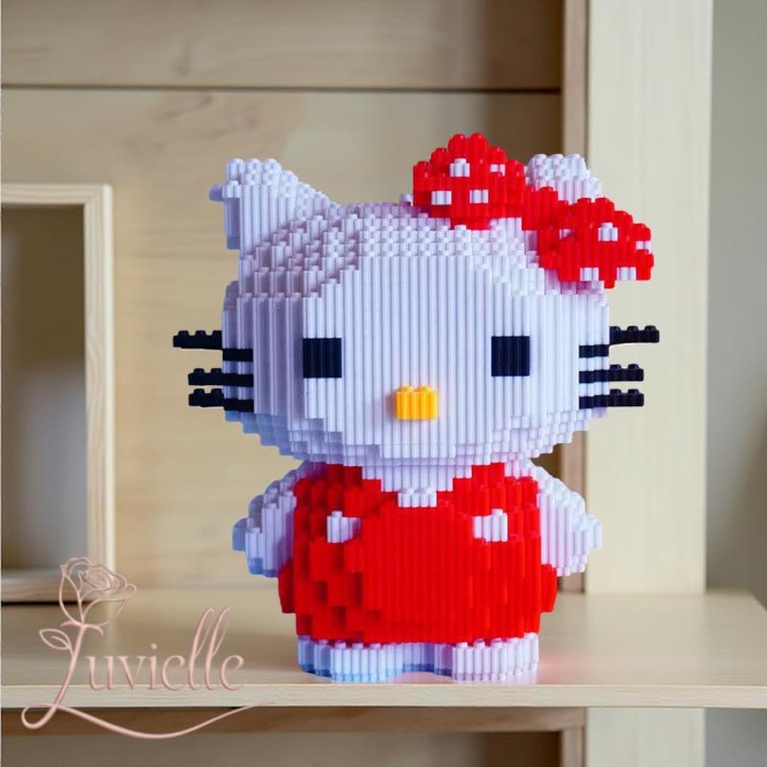 Hello Kitty Nano Block Figure – Kawaii Sanrio Building Set - Etsy