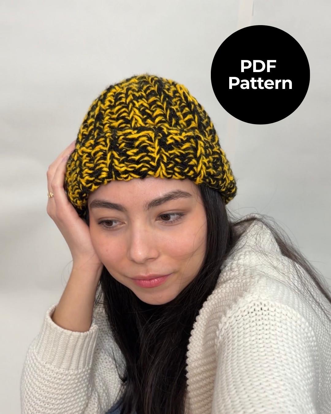 3 Hour Crochet Beanie Pattern | Quick Crochet Hat (pdf Download) - Etsy