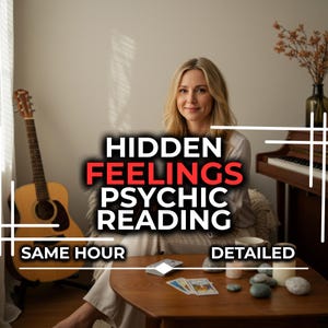 Versteckte Gefühle Psychic Reading, Same Hour Energie Verbindung