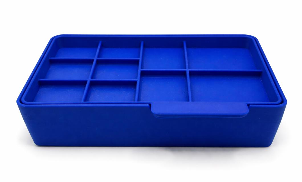 Multi-compartment Plastic Organizer Tray – Compact Storage for Small ...