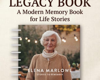 Custom Photo Legacy Memory Book, Grandparent to Grandchild Gift