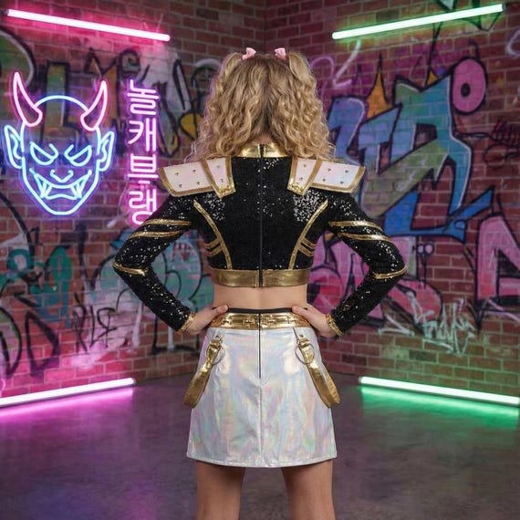 kpop demon hunters birthday dress Kpop Demon Hunters Tutu Outfit - Huntrix Kpop Demon Hunters Birthday Party Tutu Outfit Ideas