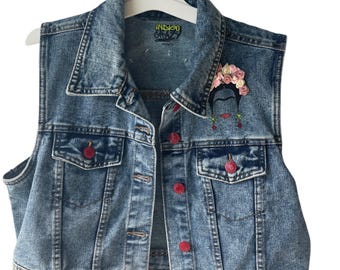 Frida denim vest
