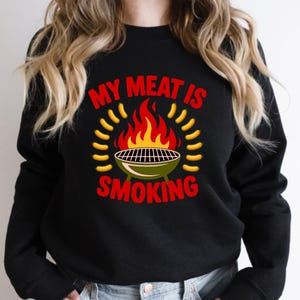 BBQ-t-shirt PNG | Roligt grillcitat | Pappas sommart-shirt 300 DPI bild 9
