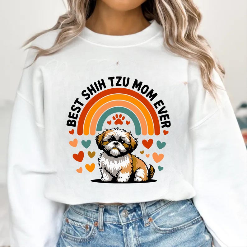 Shih Tzu Dog SVG PNG Bundle: Funny Retro Clipart (30+ Designs) - Etsy