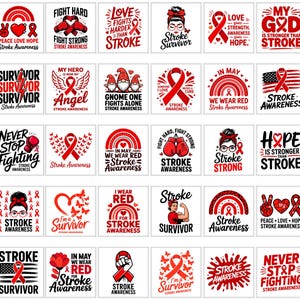 Ruban rouge anti-AVC : plus de 30 modèles PNG SVG