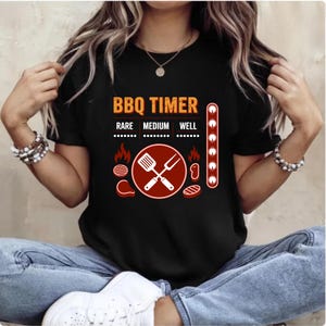 BBQ-t-shirt PNG | Roligt grillcitat | Pappas sommart-shirt 300 DPI bild 7