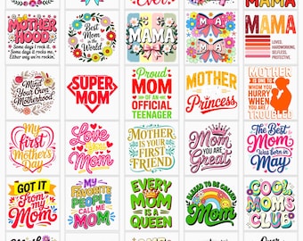 30+ Mother's Day Shirt | Funny Mom Gift | Mama Life Tee|  300 DPI