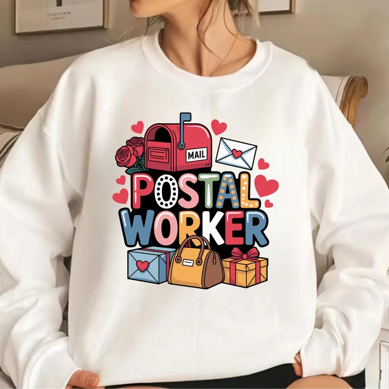 Postal Worker Clipart: Funny Mail Carrier PNG SVG Bundle (digital ...