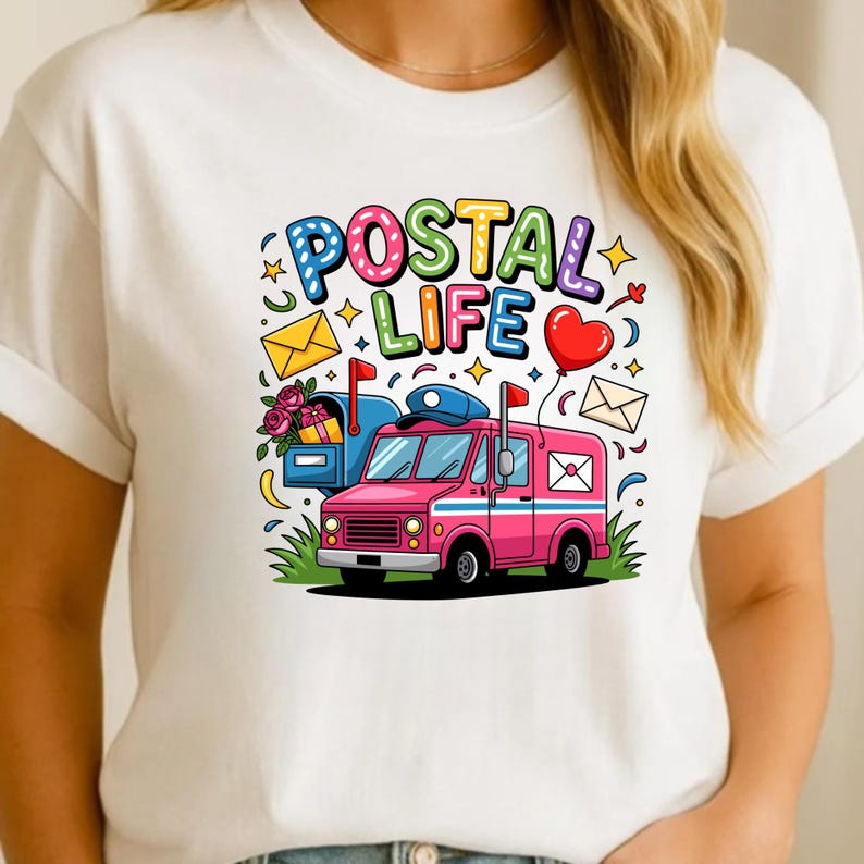 Postal Worker Clipart: Funny Mail Carrier PNG SVG Bundle (digital ...