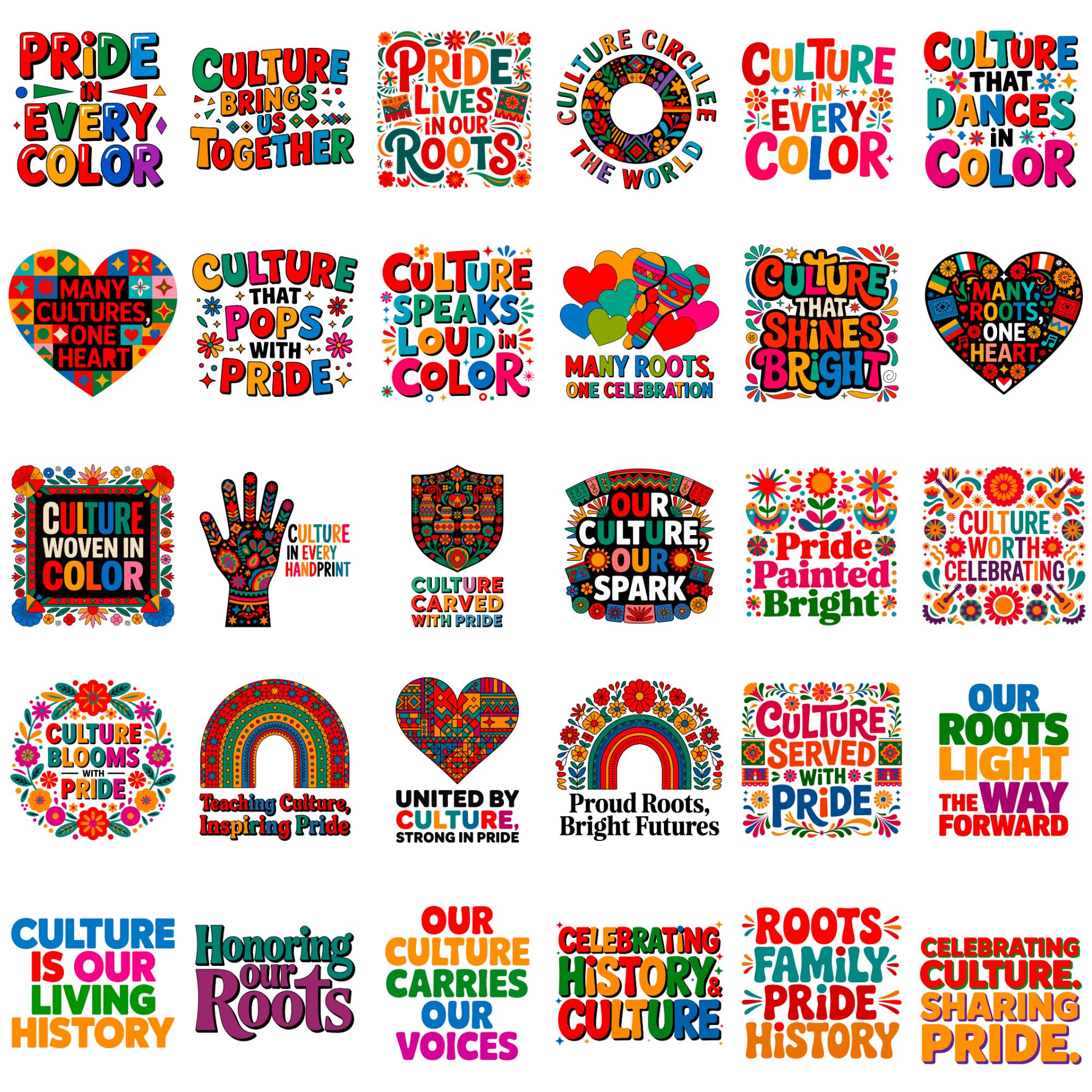 Hispanic Heritage Month SVG PNG Bundle: Afro-latino Clipart (digital ...