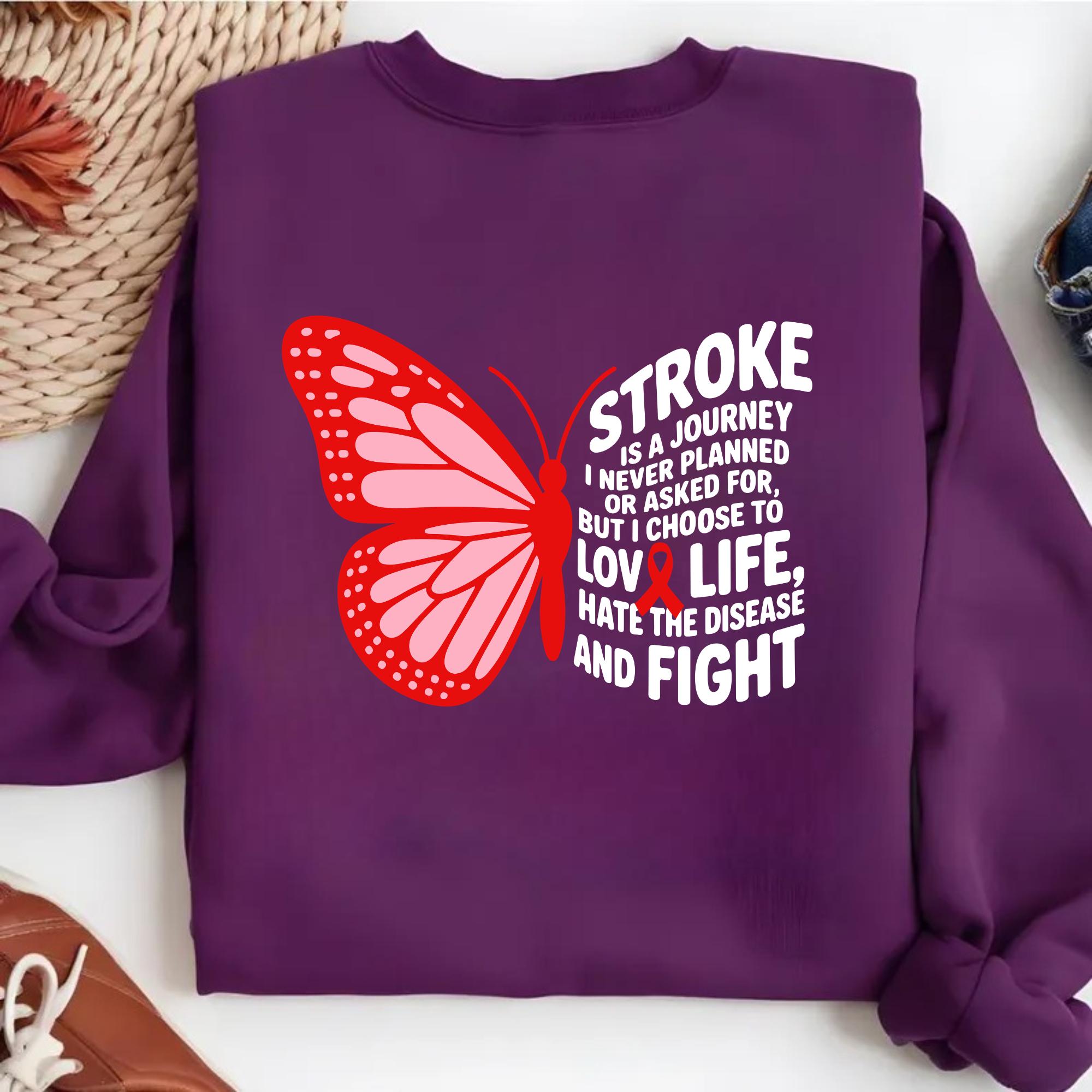 Stroke Awareness PNG SVG Bundle | Red Ribbon Survivor Warrior Support ...