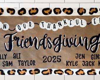 Banner personalizado pintado a mano/decoración para cumpleaños/baby shower/fiesta