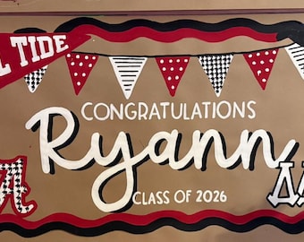 Pancarta de graduación