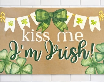 Banner pintado a mano del Día de San Patricio