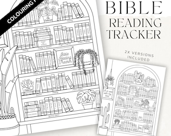 Druckbare Bibellese-Tracker zum Ausmalen