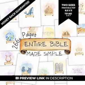 Bible Study Guide, Made Simple, Printable Resource (Download PDF)