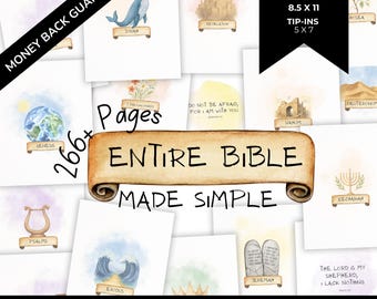 Bible Study Guide, Made Simple, Printable Resource (Download PDF)