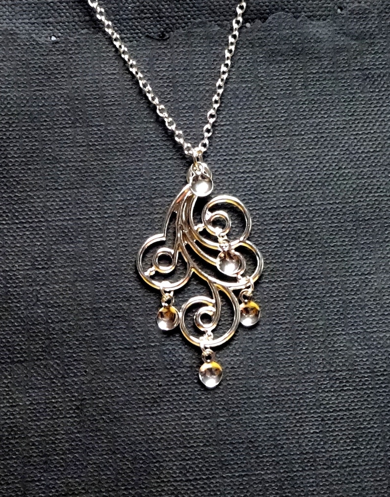 Solveig Traditional Norwegian Filigree Scroll Solje Style | Etsy