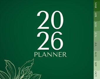 2026 Digital Planner | Minimalist iPad GoodNotes Notability (Instant Download)