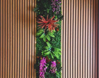 2 Panneaux Muraux De Plantes Artificielles - 60x40 Cm, Vert Réaliste, Intérieur/extérieur, Mariage