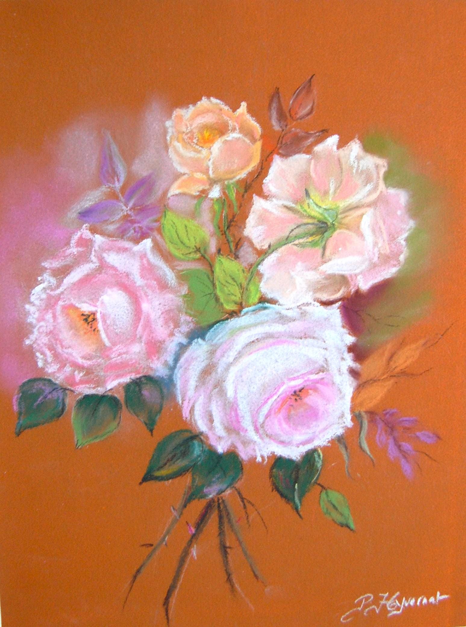 パステル画 都市の風景 (オリジナル) 値段はご交渉ください。 パステル画 都市の風景 (オリジナル) 値段はご交渉ください