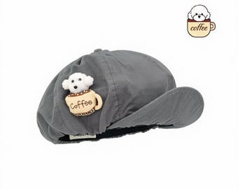 Cute Newsboy Hat Women Octagonal Painter Hat Face Slimming Beret Cap Cute Student Hat Spring Summer Literary Hat Coffee Brown Cap