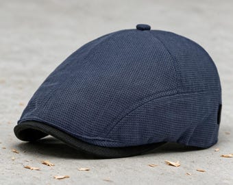 Mesh Newsboy Cap Unisex Breathable Driving Hat Adjustable Beret Cap Vintage Flat Cap Men Women Spring Summer Cap Casual Solid Hat