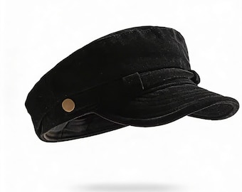 Casquette gavroche japonaise rétro en daim, couleur unie, chapeau de peintre à haut plat, automne hiver béret décontracté britannique pour hommes femmes