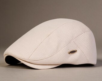 Mens Newsboy Cap British Painter Hat Hip Hop Beret Cap Solid Color Flat Cap Spring Autumn Cap Men Streetwear Newsboy Hat Trendy
