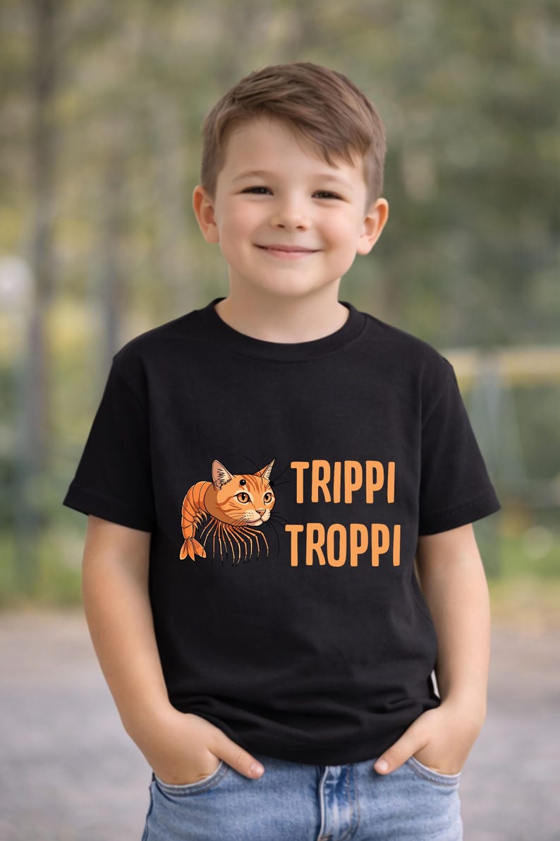 Trippi Troppi Italian Brainrot PNG SVG, Funny Shrimp Cat Meme Design ...