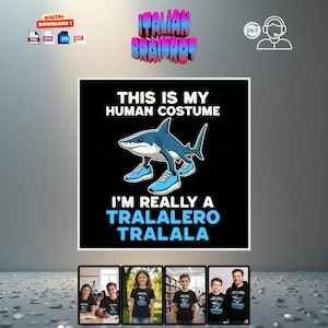 Tralalero Tralala Costume - Etsy