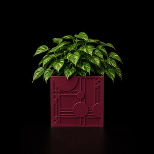 Modern Planter - Frank Lloyd Wright Inspired - Mid-Century Modern - Indoor - Outdoor
