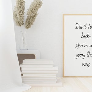 Don&#39;t Look Back