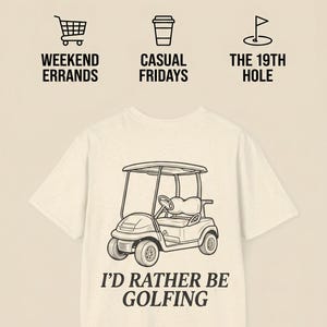 Jag skulle hellre spela golf