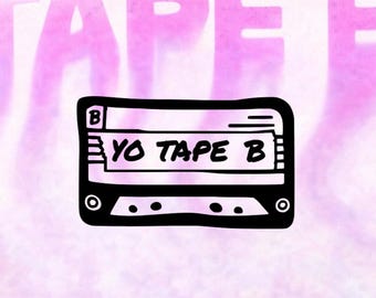 Calcomanía para coche Yo Tape B