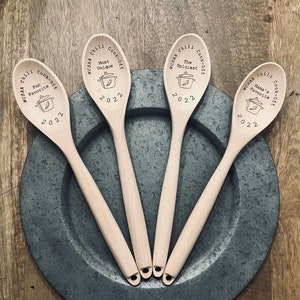Soup Off Trophy Spoons First Second Place Chili Cook Off Bake Off Competition Wooden Spoon Winner