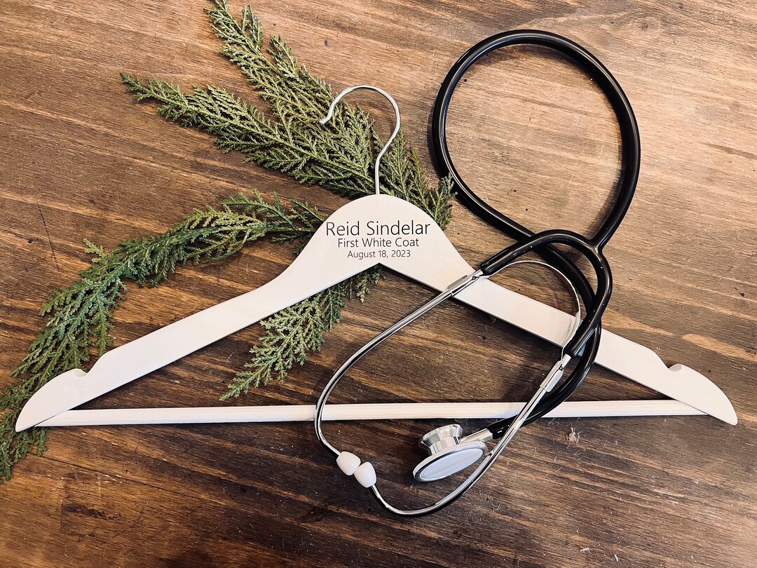 SHIPS QUICK Laser Engraved Personalized Hanger Job Title Graduation