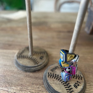 Ring-Turm Personalisierte Sport Cup-Ringe Baseball Softball