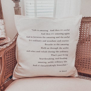 Life is Amazing pillow