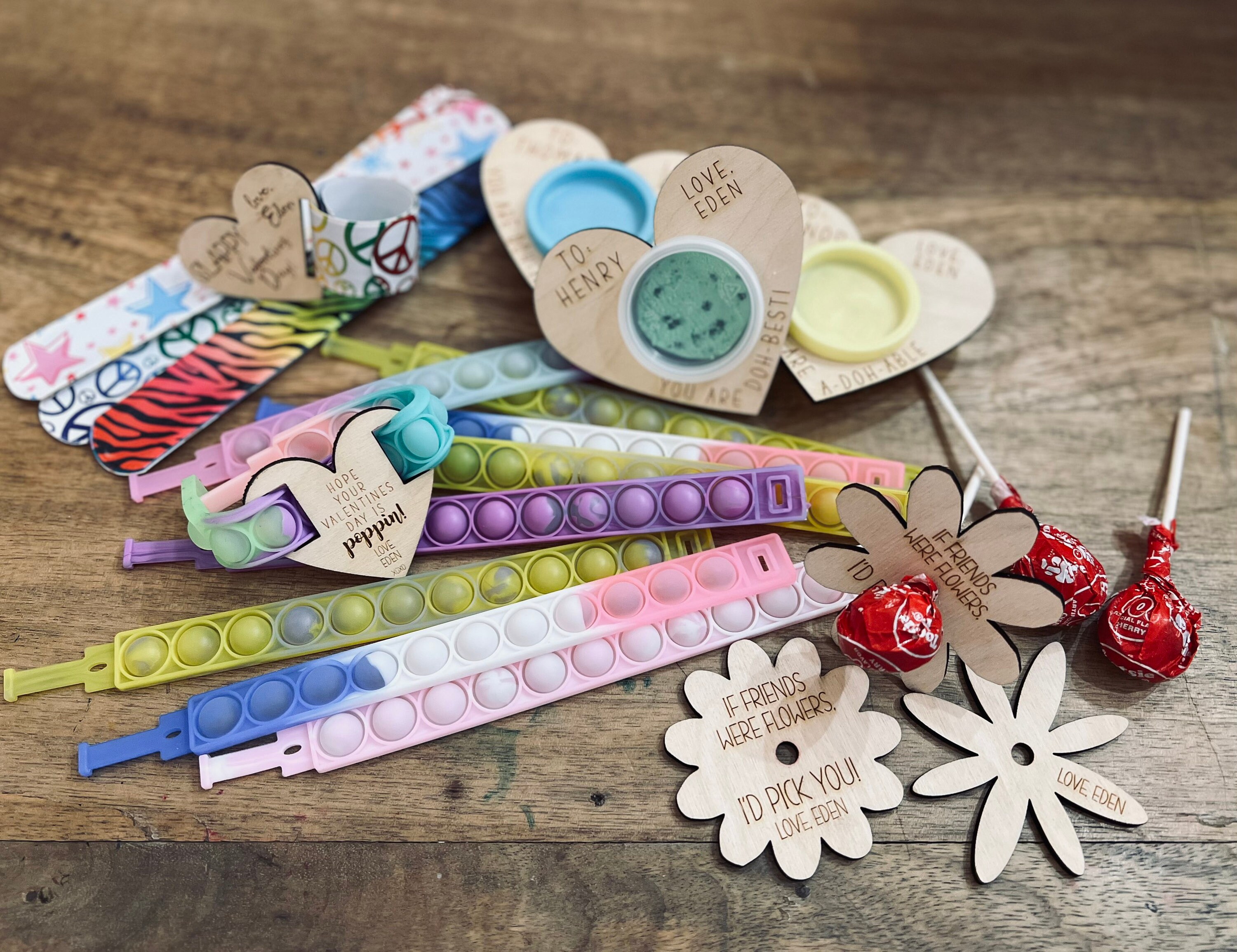 Buy Gator Valentine's Day Slap Bracelets assembled & Personalized Online in  India - Etsy