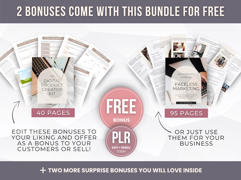 Etsy Listing Mockup Bundle with PLR and MRR, Editable Canva Mockups for Etsy Listing, Etsy Product Image Mockup Templates, Video Mockups image 7