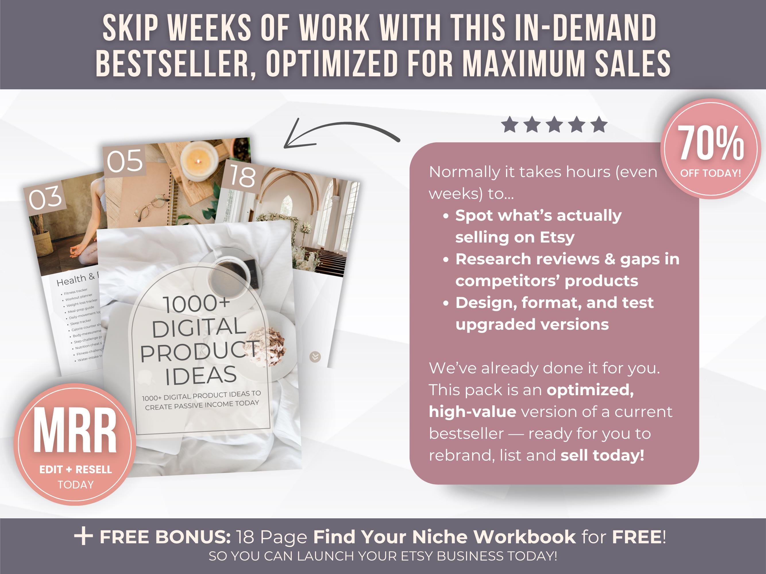 1000 Digital Product Ideas to Create and Sell Today for Passive Income ...
