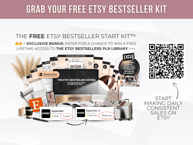 Kit Inicial para Produtos Digitais com Direitos de Marca Própria, Guias PLR para Vender Produtos Digitais no Etsy, Modelo Editável de Como Vender, eBook, Guia imagem 13