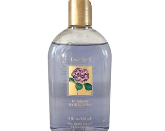 Espumas de baño Love Spell Indulgent de Victoria's Secret, colección Garden, 237 ml (8 oz).