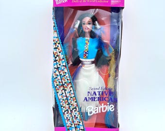 NEW Native American Barbie Dolls of the World 2nd Edition 1993 Special Edition