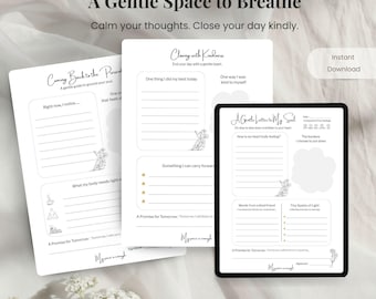 Gentle Journaling Pages | Emotional Reset Printable Set (PDF + PNG)
