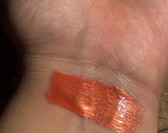 Spiced Ember lip gloss Scented (vanilla, Coconut) 10mL- Long- Lasting Moisture Vibrant Color