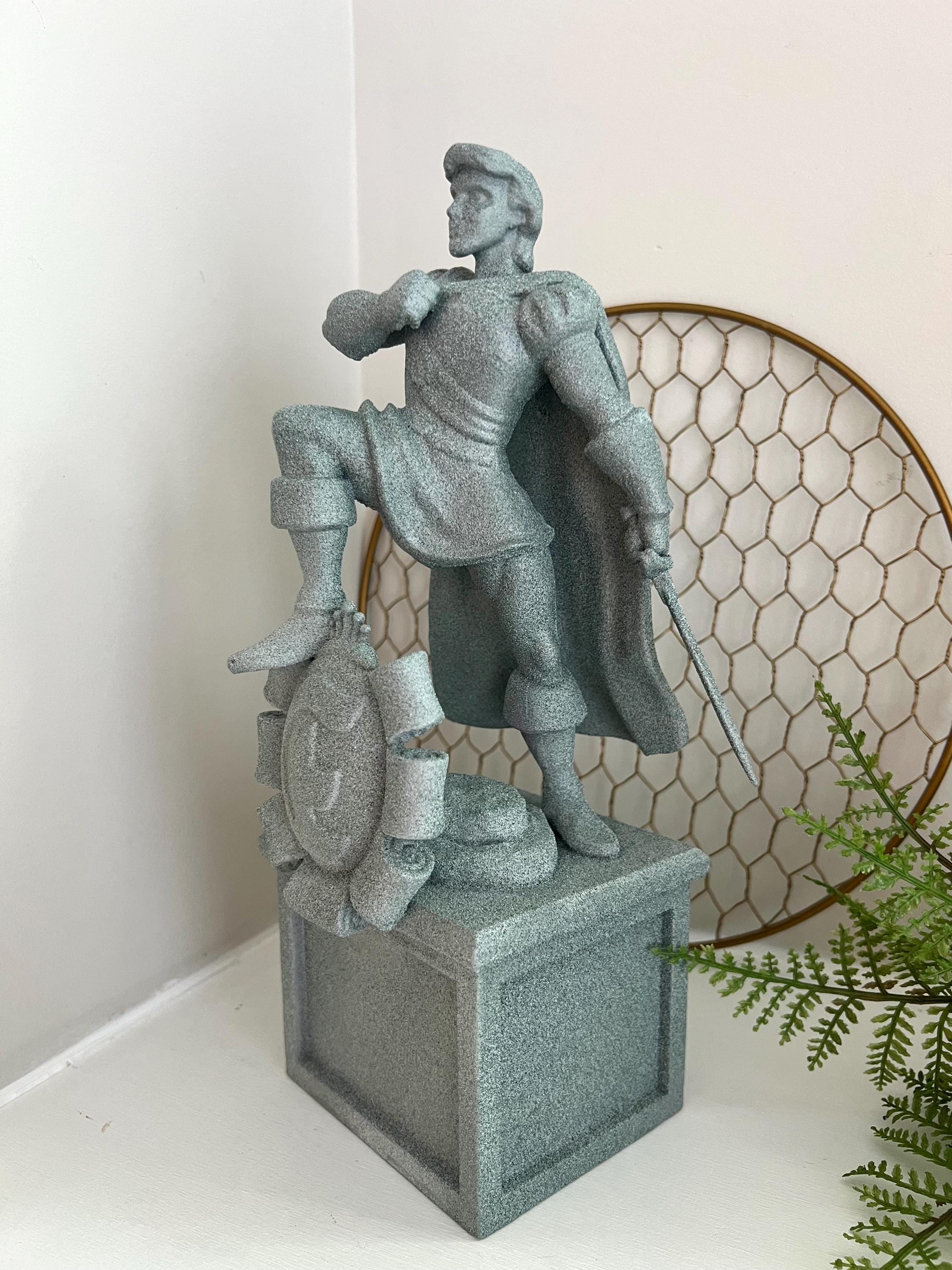 Little Mermaid Prince Eric Statue 3D Printed and Painted Art